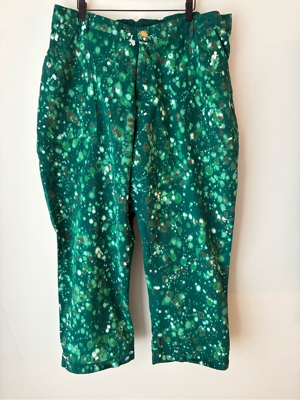 Big Bud Press Pants Women’s 2XL Work Pants Paint Splatter 100% Cotton